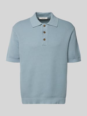 Koszulka polo o kroju relaxed fit z czystej bawełny model 'DANE' Shop The Look MANNEQUINE