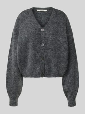 Gebreid jack met knoopsluiting, model 'debbie' Shop The Look MANNEQUINE