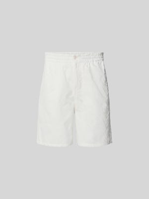 Shorts mit Strukturmuster Shop The Look MANNEQUINE