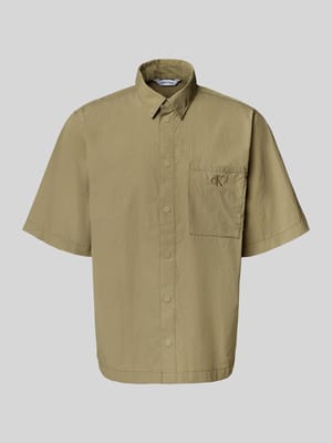 Vrijetijdsoverhemd met knoopsluiting Shop The Look MANNEQUINE