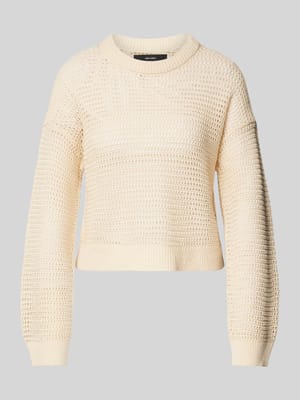 Comfort Fit Strickpullover aus Baumwoll-Mix Modell 'NEWMADERA' Shop The Look MANNEQUINE