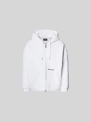 Oversized Sweatjacke aus Baumwoll-Mix Shop The Look MANNEQUINE