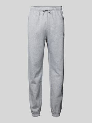 Regular tapered fit sweatpants met labelprint Shop The Look MANNEQUINE