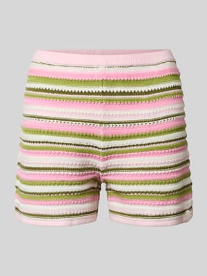 Strickshorts mit Label-Patch Modell 'RORY' Shop The Look MANNEQUINE