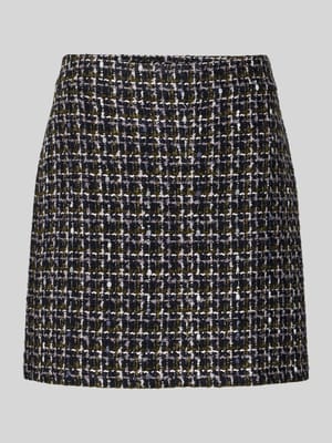 Spódnica mini rozkloszowana z dodatkiem bawełny model ‘C_VALEDI’ Shop The Look MANNEQUINE