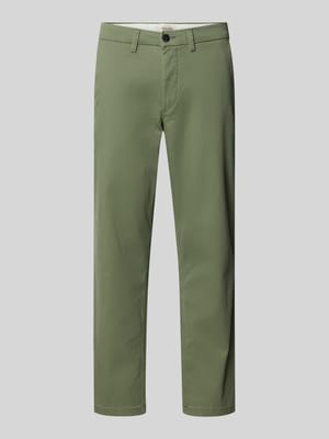 Straight Fit Chino mit Gesäßtaschen Modell 'Stollie' Shop The Look MANNEQUINE