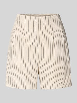 Szorty o kroju regular fit z mieszanki wiskozy i lnu model ‘JESMILO’ Shop The Look MANNEQUINE