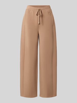 Spodnie dresowe o kroju wide leg z mieszanka modalu model 'GETTO' Shop The Look MANNEQUINE