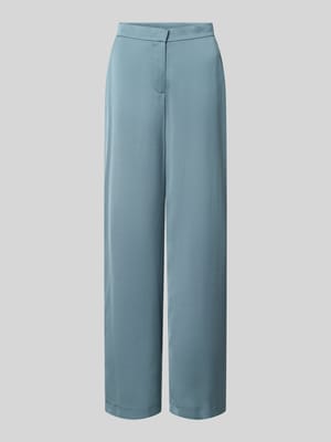 Spodnie o kroju wide fit z zakładkami w pasie Shop The Look MANNEQUINE