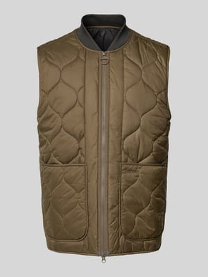 Regular fit bodywarmer met tweewegritssluiting Shop The Look MANNEQUINE