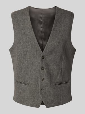 Regular Fit Weste mit V-Ausschnitt Shop The Look MANNEQUINE