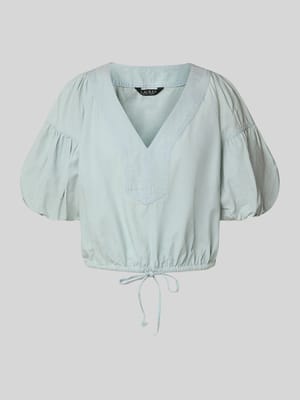 Blusenshirt mit V-Ausschnitt Shop The Look MANNEQUINE