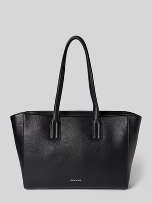 Shopper met logo-applicatie, model 'Kristina' Shop The Look MANNEQUINE