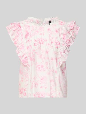 męski t-shirt o kroju regular fit z mieszanki wiskozy model 'BLISS' Shop The Look MANNEQUINE