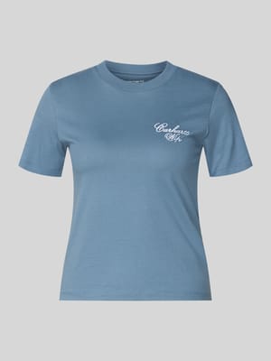 Slim Fit T-Shirt aus reiner Baumwolle Modell 'Gracious' Shop The Look MANNEQUINE