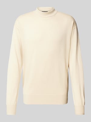 Gebreide pullover met opstaande kraag Shop The Look MANNEQUINE