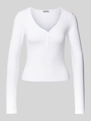 Longsleeve auas Baumwoll-Mix Shop The Look MANNEQUINE