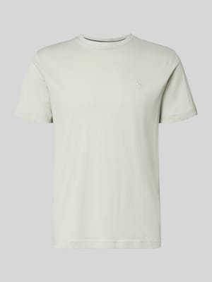 T-shirt met labelstitching Shop The Look MANNEQUINE