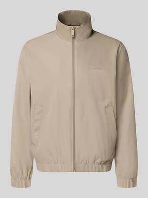 Jacke mit Stekragen und Reißverschluss Shop The Look MANNEQUINE