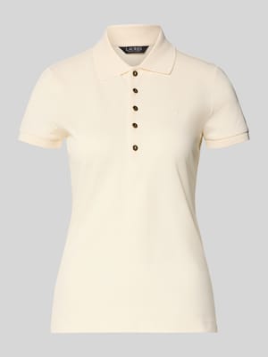 Slim Fit Poloshirt mit Knopfleiste Modell 'KIEWICK' Shop The Look MANNEQUINE