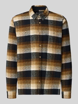 Regular Fit Hemdjacke aus reiner Baumwolle Modell 'WOODFOOT' Shop The Look MANNEQUINE