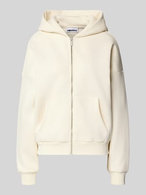 Relaxed Fit Sweatjacke mit geteilter Kängurutasche Shop The Look MANNEQUINE