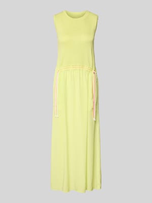 Maxikleid mit Kordelzug an der Taille Shop The Look MANNEQUINE