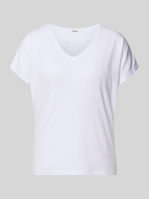 relaxed fit T-shirt van viscosemix Shop The Look MANNEQUINE