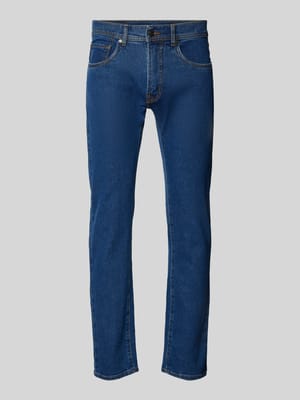 Jeans mit 5-Pocket-Design Modell 'Lyon' Shop The Look MANNEQUINE