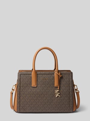 Handtasche mit Logo-Muster Modell 'LAILA' Shop The Look MANNEQUINE