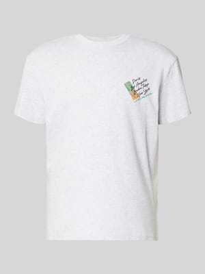 Regular Fit T-Shirt aus reiner Baumwolle Shop The Look MANNEQUINE
