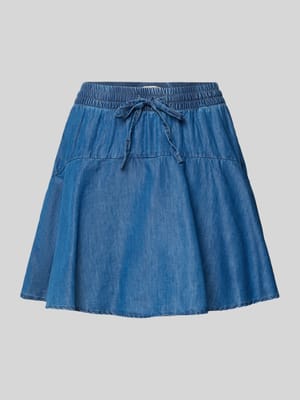 Spódnica mini o rozkloszowanym kroju z mieszanki bawełny i lyocellu model ‘NALA-BEA’ Shop The Look MANNEQUINE