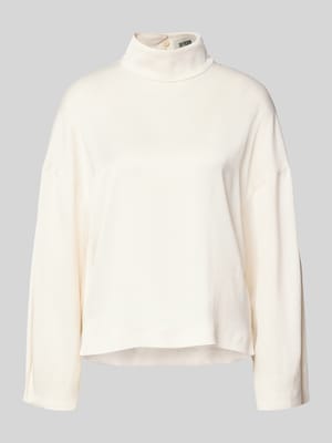 Relaxed Fit Bluse mit Stehkragen Modell 'ALVARA' Shop The Look MANNEQUINE
