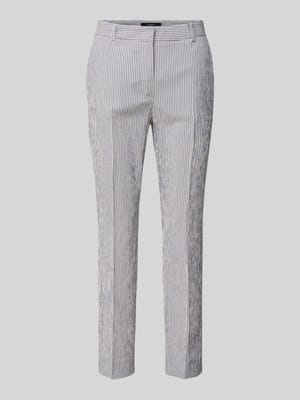Spodnie materiałowe o skróconym kroju slim fit model ‘STARLET’ Shop The Look MANNEQUINE