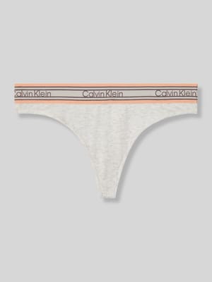 String van katoenmix met logo in band Shop The Look MANNEQUINE