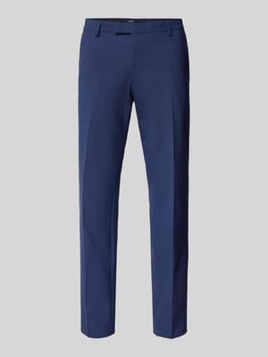 Slim fit pantalon met persplooien, model 'Blayr' Shop The Look MANNEQUINE