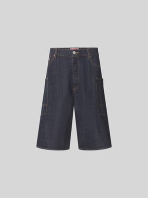 Straight Fit Shorts in Denim-Optik Shop The Look MANNEQUINE