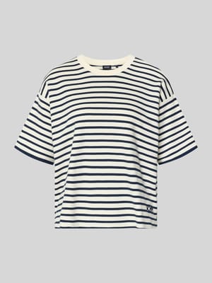 Boxy fit sweatshirt met ronde hals model 'Tricia' Shop The Look MANNEQUINE