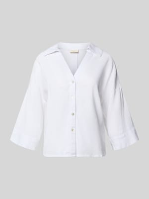boxy fit blouse met V-hals model 'Lava' Shop The Look MANNEQUINE