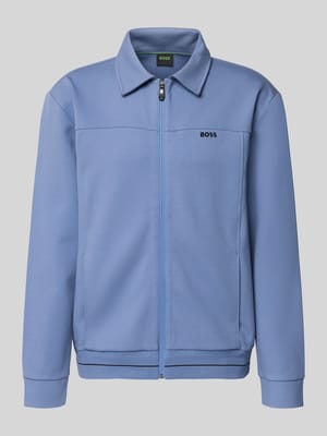 Regular Fit Sweatjacke aus Baumwoll-Mix Modell 'SW_Member' Shop The Look MANNEQUINE