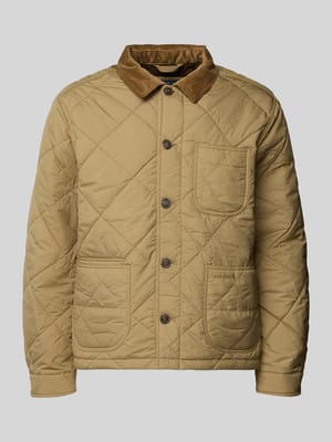 Regular Fit Steppjacke mit Kentkragen Shop The Look MANNEQUINE