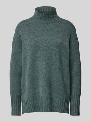 Gebreide pullover met opstaande kraag, model 'GABRIEL' Shop The Look MANNEQUINE