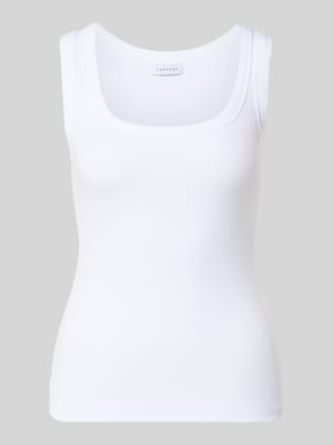 Tanktop in Ripp-Optik Modell 'HONEY' Shop The Look MANNEQUINE
