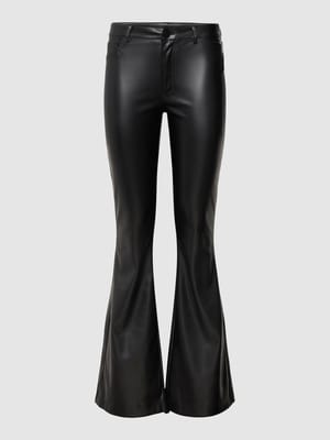 Broek in leerlook Shop The Look MANNEQUINE