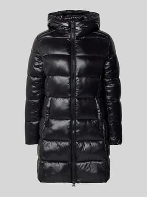 Gewatteerd jack met capuchon, model 'INES' Shop The Look MANNEQUINE