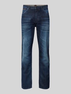 Regular Fit Jeans mit Label-Detail Modell 'Selvedge' Shop The Look MANNEQUINE