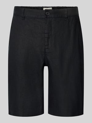 Leinen Shorts mit Eingrifftaschen Modell 'PANDRUP' Shop The Look MANNEQUINE