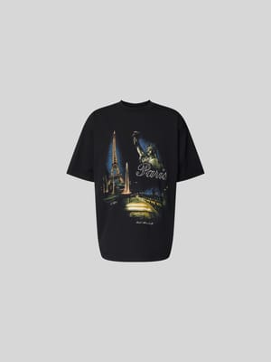 t-shirt o kroju relaxed fit z bawełny Shop The Look MANNEQUINE