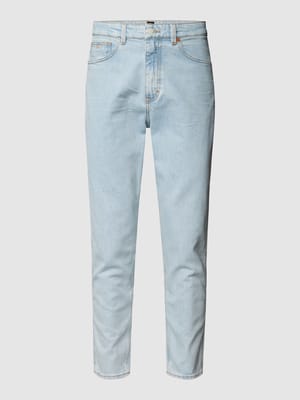 Jeans met labelpatch, model 'Tatum' Shop The Look MANNEQUINE