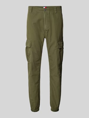 Cargohose mit Label-Detail Modell 'RYAN' Shop The Look MANNEQUINE